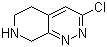 3-氯-5,6,7,8-四氢吡啶并[3,4-c]哒嗪分子结构 (CAS 1029721-23-0)