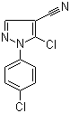 CAS # 102996-32-7, 5-Chloro-1-(4-chlorophenyl)-1H-pyrazole-4-carbonitrile