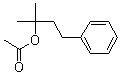 structure of CAS# 103-07-1, 乙酸 1,1-二甲基-3-苯基丙酯