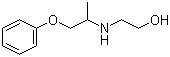 structure of CAS# 103-39-9, N-(苯氧基异丙基)乙醇胺