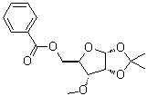 CAS 登录号：10300-20-6, 3-O-甲基-1,2-O-(异丙亚基)-alpha-D-呋喃核糖苯甲酸酯