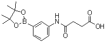 structure of CAS# 1030269-28-3, 4-Oxo-4-[[3-(4,4,5,5-tetramethyl-1,3,2-dioxaborolan-2-yl)phenyl]amino]butanoic acid