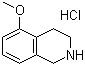 structure of CAS# 103030-69-9, 5-甲氧基-1,2,3,4-四氢异喹啉盐酸盐