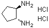 (1R,2R)-1,2-环戊二胺二盐酸盐分子结构 (CAS 1030390-38-5)