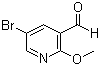 structure of CAS# 103058-87-3, 5-溴-2-甲氧基吡啶-3-甲醛