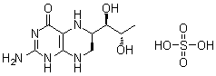 (6R)-2-氨基-6-[(1R,2S)-1,2-二羟基丙基]-5,6,7,8-四氢-4(1H)-蝶啶酮硫酸盐分子结构 (CAS 103130-44-5)