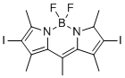 structure of CAS# 1031443-55-6, 2,6-二碘-1,3,5,7,8-五乙基-氟硼吡咯