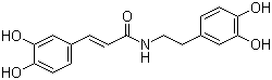 structure of CAS# 103188-49-4, (E)-3-(3,4-Dihydroxyphenyl)-N-[2-(3,4-dihydroxyphenyl)ethyl]-2-propenamide