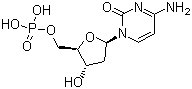 structure of CAS# 1032-65-1, 2'-脱氧胞苷-5'-单磷酸