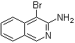 structure of CAS# 10321-49-0, 3-Amino-4-bromoisoquinoline