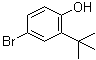 structure of CAS# 10323-39-4, 2-叔丁基-4-溴苯酚