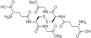 structure of CAS# 103239-24-3, 氧化型谷胱甘肽二钠盐