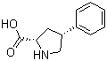 structure of CAS# 103290-40-0, 顺式-4-苯基-L-脯氨酸