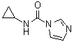 structure of CAS# 1033090-34-4, N-环丙基-1H-咪唑-1-甲酰胺