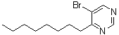 structure of CAS# 1033201-80-7, 5-Bromo-4-octylpyrimidine