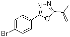 2-(4-溴苯基)-5-(异丙烯基)-1,3,4-恶二唑分子结构 (CAS 1033201-91-0)
