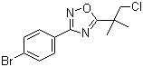 3-(4-溴苯基)-5-(1-氯-2-甲基异丙基)-1,2,4-恶二唑分子结构 (CAS 1033201-95-4)