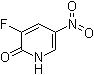 3-氟-5-硝基-2(1H)-吡啶酮分子结构 (CAS 1033202-14-0)