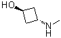 structure of CAS# 1033710-19-8, trans-3-(Methylamino)cyclobutanol
