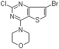 CAS 登录号：1033743-85-9, 7-溴-2-氯-4-(4-吗啉基)-噻吩并[3,2-d]嘧啶