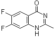 6,7-二氟-2-甲基-4(3H)-喹唑啉酮分子结构 (CAS 1033778-42-5)