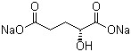 (R)-2-羟基戊二酸二钠盐分子结构 (CAS 103404-90-6)