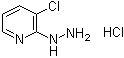 (3-氯吡啶-2-基)肼盐酸盐分子结构 (CAS 1034303-16-6)
