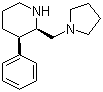 (2R,3R)-rel-3-苯基-2-(1-吡咯烷基甲基)哌啶分子结构 (CAS 1034708-27-4)