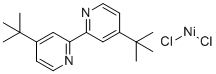 [4,4'-双(1,1-二甲基乙基)-2,2'-联吡啶]镍(II)二氯化物分子结构 (CAS 1034901-50-2)
