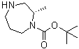structure of CAS# 1035226-84-6, (2S)-六氢-2-甲基-1H-1,4-二氮杂卓-1-羧酸叔丁酯
