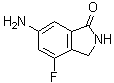 6-氨基-4-氟-2,3-二氢-1H-异吲哚-1-酮分子结构 (CAS 1036389-09-9)