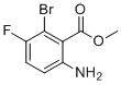 CAS # 1036390-96-1, Methyl 6-amino-2-bromo-3-fluorobenzoate