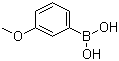 structure of CAS# 10365-98-7, 3-Methoxyphenylboronic acid
