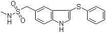 CAS # 103654-21-3, N-Methyl-3-(phenylthio)-1H-indole-5-methanesulfonamide