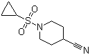 structure of CAS# 1036738-82-5, 1-(环丙基磺酰基)-4-氰基哌啶