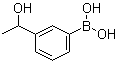structure of CAS# 1036760-03-8, [3-(1-Hydroxyethyl)phenyl]boronic acid