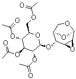 CAS # 103702-87-0, 1,6:2,3-Dianhydro-4-O-(2,3,4,6-tetra-O-acetyl-beta-D-glucopyranosyl)-beta-D-mannopyranose