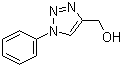 1-苯基-4-甲醇基-1H-1,2,3-三唑分子结构 (CAS 103755-58-4)