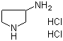 structure of CAS# 103831-11-4, 3-Aminopyrrolidine dihydrochloride