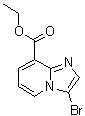 structure of CAS# 1038391-10-4, 3-溴咪唑并[1,2-a]吡啶-8-羧酸乙酯
