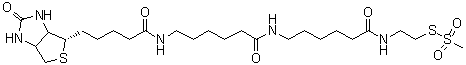 CAS # 1038749-81-3, N-[6-(2-Methylsulfonylsulfanylethylamino)-6-oxohexyl]-6-[5-[(4S)-2-oxo-1,3,3a,4,6,6a-hexahydrothieno[3,4-d]imidazol-4-yl]pentanoylamino]hexanamide