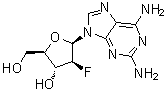 CAS # 103884-97-5, 9-(2-Deoxy-2-fluoro-beta-D-arabinofuranosyl)-9H-purine-2,6-diamine