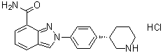 Niraparib分子结构 (CAS 1038915-64-8)