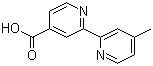 structure of CAS# 103946-54-9, 4'-Methyl-2,2'-bipyridine-4-carboxylic acid