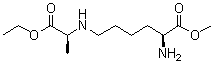 (S)-N6-(2-乙氧基-1-甲基-2-氧代乙基)-L-赖氨酸甲酯分子结构 (CAS 103954-36-5)