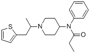 α-甲硫芬太尼分子结构 (CAS 103963-66-2)