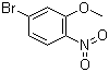 4-溴-2-甲氧基-1-硝基苯分子结构 (CAS 103966-66-1)