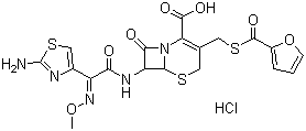 structure of CAS# 103980-44-5, 头孢噻呋盐酸盐