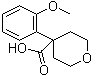 structure of CAS# 1039931-72-0, 四氢-4-(2-甲氧基苯基)-2H-吡喃-4-甲酸