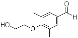 structure of CAS# 1039948-89-4, 4-(2-羟基乙氧基)-3,5-二甲基苯甲醛